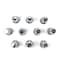 Roadmaster 33Mm Or 32Mm X 2-3/4in. Chrome Abs Plastic Threaded Nut Cover. 10 Pack 111PFL-10 - alternate 5